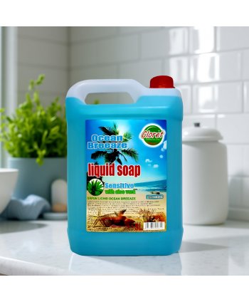 Săpun Lichid Ocean Breeze cu Aloe Vera - 5L | Prospețime Marină și Îngrijire Delicată pentru Piele Sensibilă