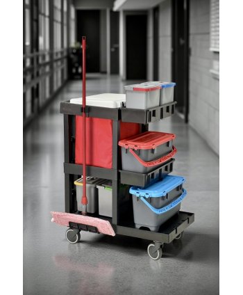 Cărucior de Curățenie Profesional ArliPlus® M710 -Soluția Compactă pentru Spații Înguste și Eficiență Maximă