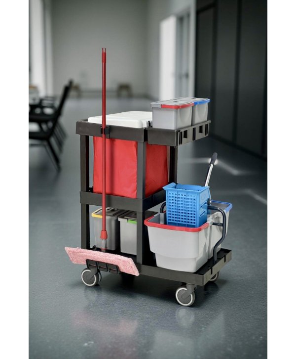 Căruciorul de Curățenie ArliPlus® M740 – Performanță Compactă cu Presă de Stors și 2 Găleți Căruciorul de Curățenie ArliPlus® M740 – Performanță Compactă cu Presă de Stors și 2 Găleți