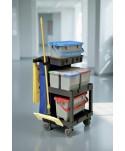  Acasa - Cărucior de Curățenie Profesional M702 – Compact, Modular și Eficient pentru Activități de Curățenie Profesională - arli.ro