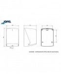 Dispensere prosoape hartie - Dispenser pentru Rolă Prosop Hartie Jofel – Soluția Ideală pentru Igienă și Practicabilitate în Spațiile Publice și Comerciale - arli.ro
