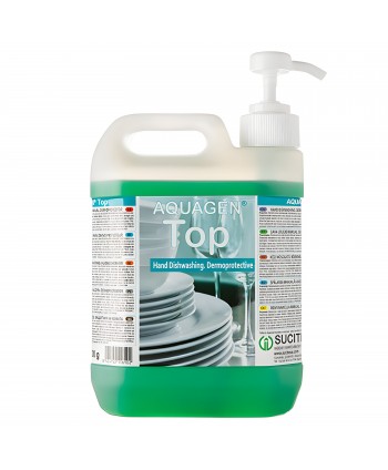 Aquagen Top 2L🏆 – Detergentul Profesional Dermoprotectiv pentru Vase Impecabil de Curate