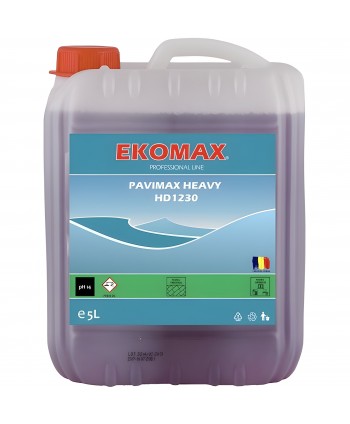 Pavimax Heavy 5L🏆 – Detergent Profesional pt Curățenie Industrială Grea, Îndepărtează grăsimi, uleiuri și murdărie persistentă