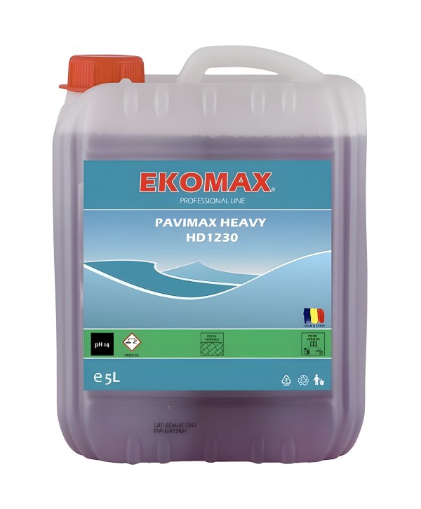 Pavimax Heavy 5L🏆 – Detergent Profesional pt Curățenie Industrială Grea, Îndepărtează grăsimi, uleiuri și murdărie persistentă Pavimax Heavy 5L🏆 – Detergent Profesional pt Curățenie Industrială Grea, Îndepărtează grăsimi, uleiuri și murdărie persistentă