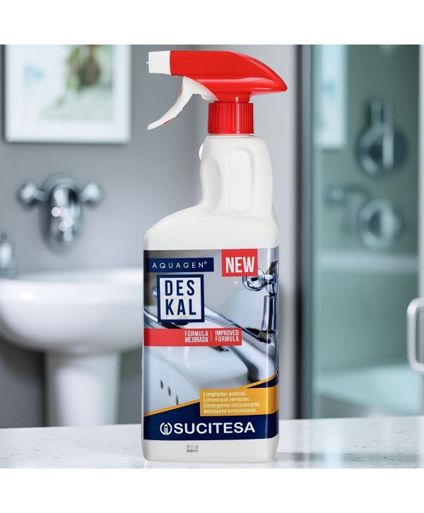 Aquagen Deskal Foam 1L🏆 – Soluția Profesională Revoluționara Acreditată H.A.C.C.P. pentru Îndepărtarea Depunerilor de Calcar