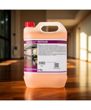  Detergenti profesionali - Suciwax Repair 5L – Emulsie Profesională Antiderapanta pentru Repararea Parchetului Laminat si a Suprafetelor din Lemn si Pluta - arli.ro