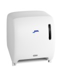  Acasa - Dispenser Prosop Hârtie cu Sensor Jofel TIMELESS, Alb Mat – Igienă Automatizată, Sustenabilitate și Control Avansat - arli.ro