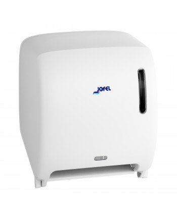  Acasa - Dispenser Prosop Hârtie cu Sensor Jofel TIMELESS, Alb Mat – Igienă Automatizată, Sustenabilitate și Control Avansat - arli.ro