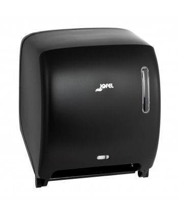  Acasa - Dispenser Prosop Hârtie cu Sensor Jofel TIMELESS, Negru Mat – Eleganță, Igienă Automată și Sustenabilitate Avansată - arli.ro