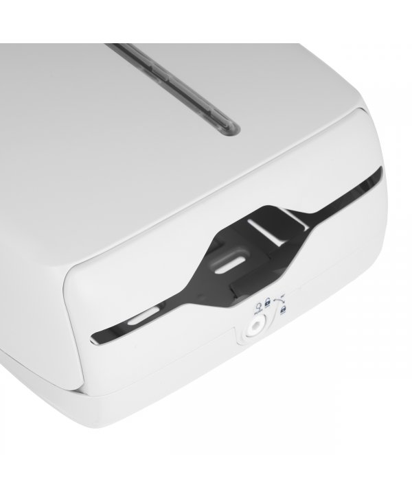 Dispenser Prosop Hârtie Z-Fold Jofel TIMELESS, Alb Mat – Sustenabilitate, Igienă și Eficiență pentru Spații Publice