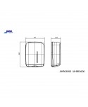 Acasa - Dispenser Prosop Hârtie Z-Fold Jofel TIMELESS, Negru Mat – Igienă Elegantă, Rezistență și Sustenabilitate - arli.ro