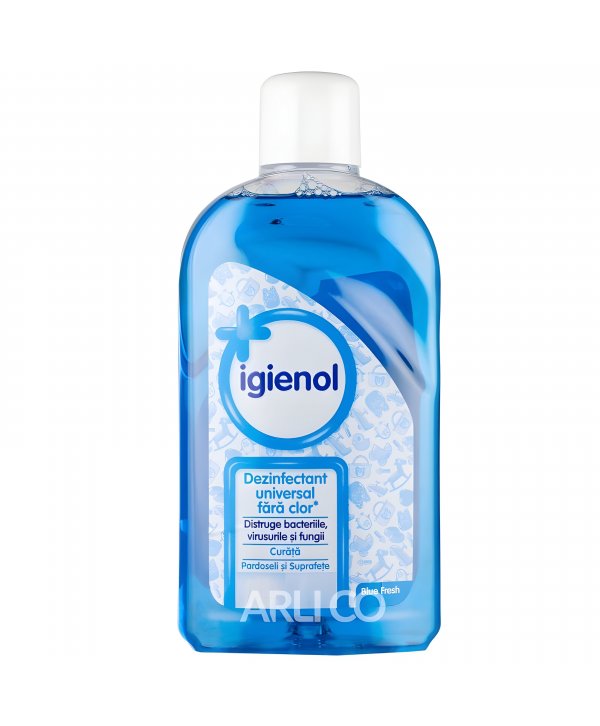 Igienol Blue Fresh 1L – Dezinfectant Universal fără Clor, cu 96% Alcool pentru Curățarea și Igienizarea Suprafețelor