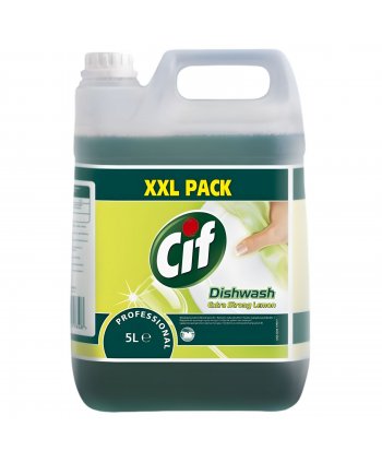 Cif Professional Extra Strong 5L – Detergent Lichid Concentrat pentru Vase, Parfum de Lamaie