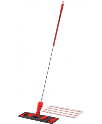  Acasa - Set Profesional de Curățenie ArliSoft® cu Mop Plat 40 cm, Suport Mop și Mâner din Aluminiu – Zone cu Risc Ridicat de Contaminare - arli.ro