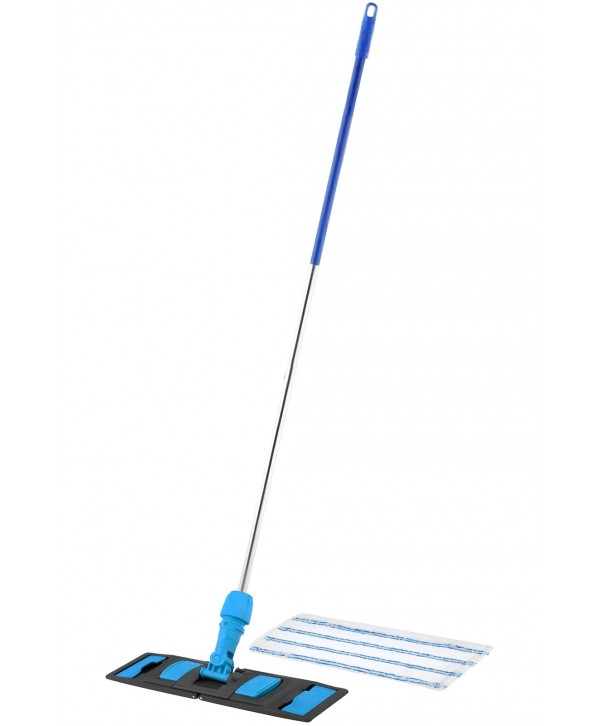  Acasa - - Set Profesional de Curățenie ArliSoft® cu Mop Plat 40 cm, Suport și Mâner din Aluminiu – Spații Administrative și Birouri - arli.ro