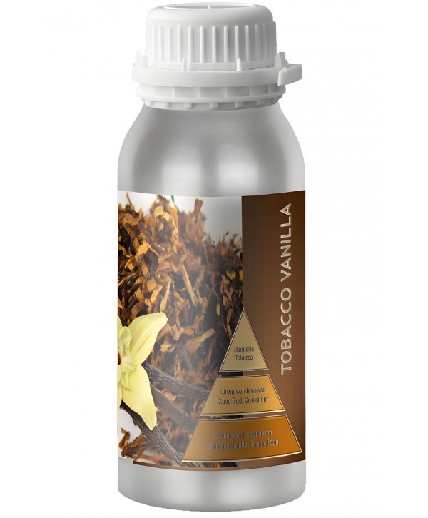 Tobacco & Vanilla – Ulei Esențial Odorizant de Cameră Premium, 500 ml | Aromă Caldă, Sofisticată și Catifelată
