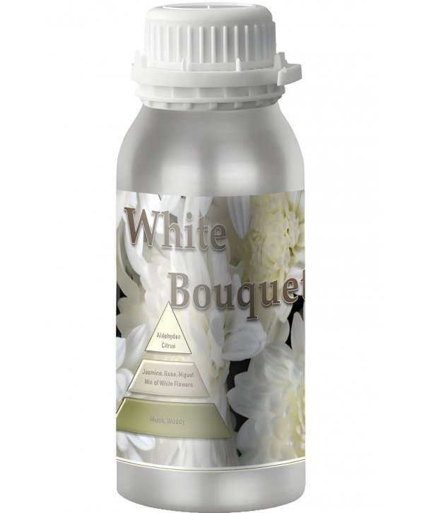 White Bouquet – Ulei Esențial Odorizant de Cameră Premium, 500 ml | Aromă Florală, Curată și Delicată