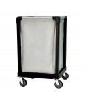 Carucioare pentru lenjerie - 🧺 ArliSoft® Smart 150 – Cărucior Profesional pentru Lenjerie cu Capacitate de 150L și Roți Silențioase Ø125 mm - arli.ro