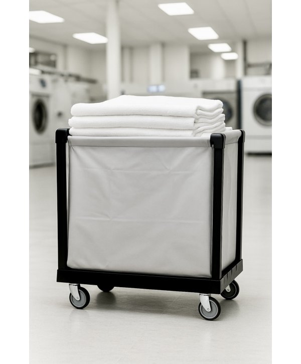 Cărucior Profesional pentru Lenjerie cu Capacitate de 300L și Roți Silențioase Ø125 mm - ArliSoft® Smart 300
