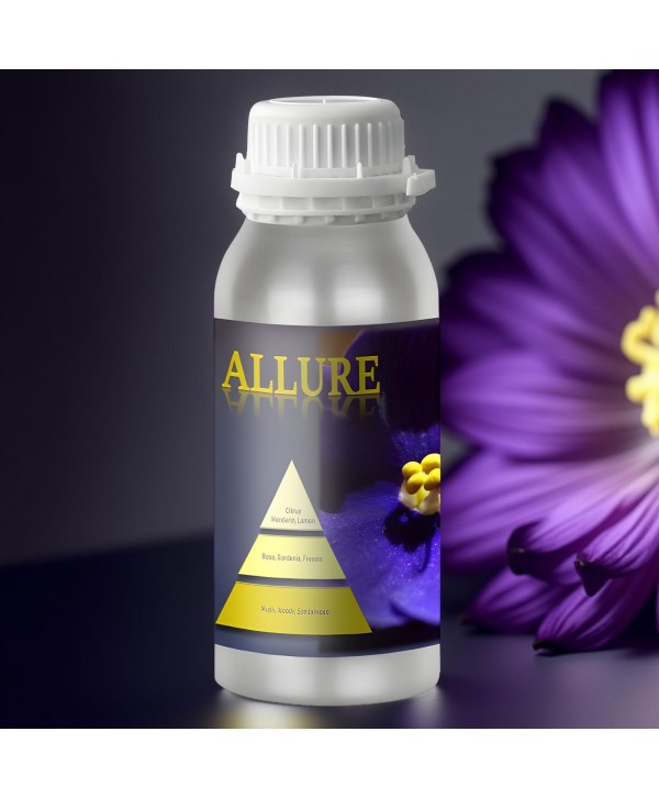  Uleiuri esentiale pentru difuzor - - Allure 💜 Scentimental Experience - Ulei esential odorizant, calitate premium, persistenta minima 6 ore, gama Luxury, 500 ml - arli.ro