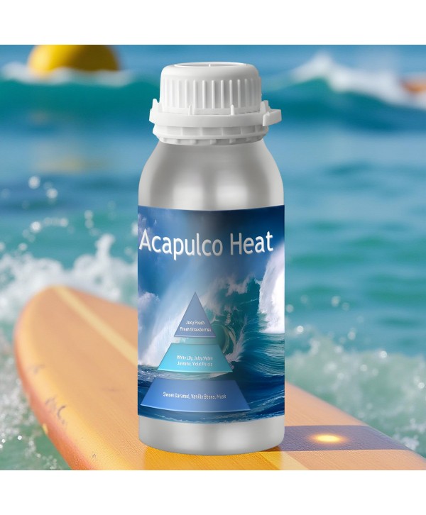 Uleiuri esentiale pentru difuzor - - Acapulco Heat 🌊 Ulei esential odorizant pt difuzor, calitate premium, persistenta minima 6 ore, gama Aromatherapy, 500 ml - arli.ro