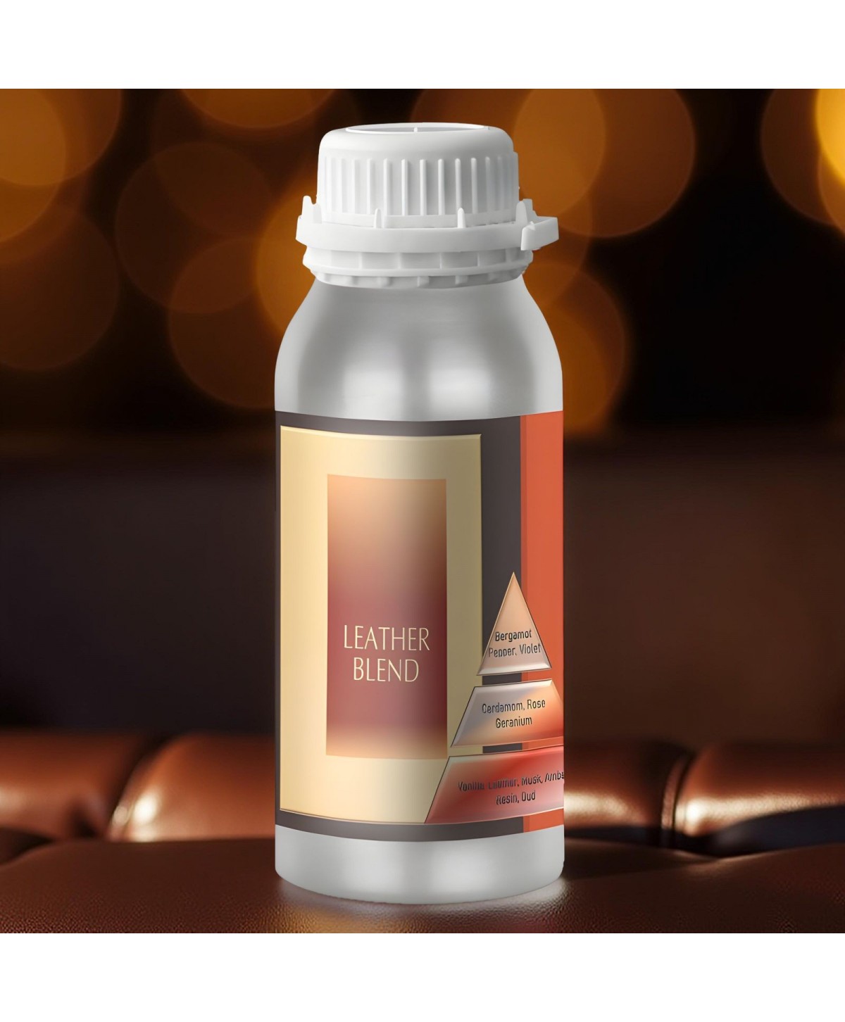 Leather Blend – Ulei Esențial Odorizant de Cameră Premium, 500 ml | Aromă Piele, Luxury și Masculină