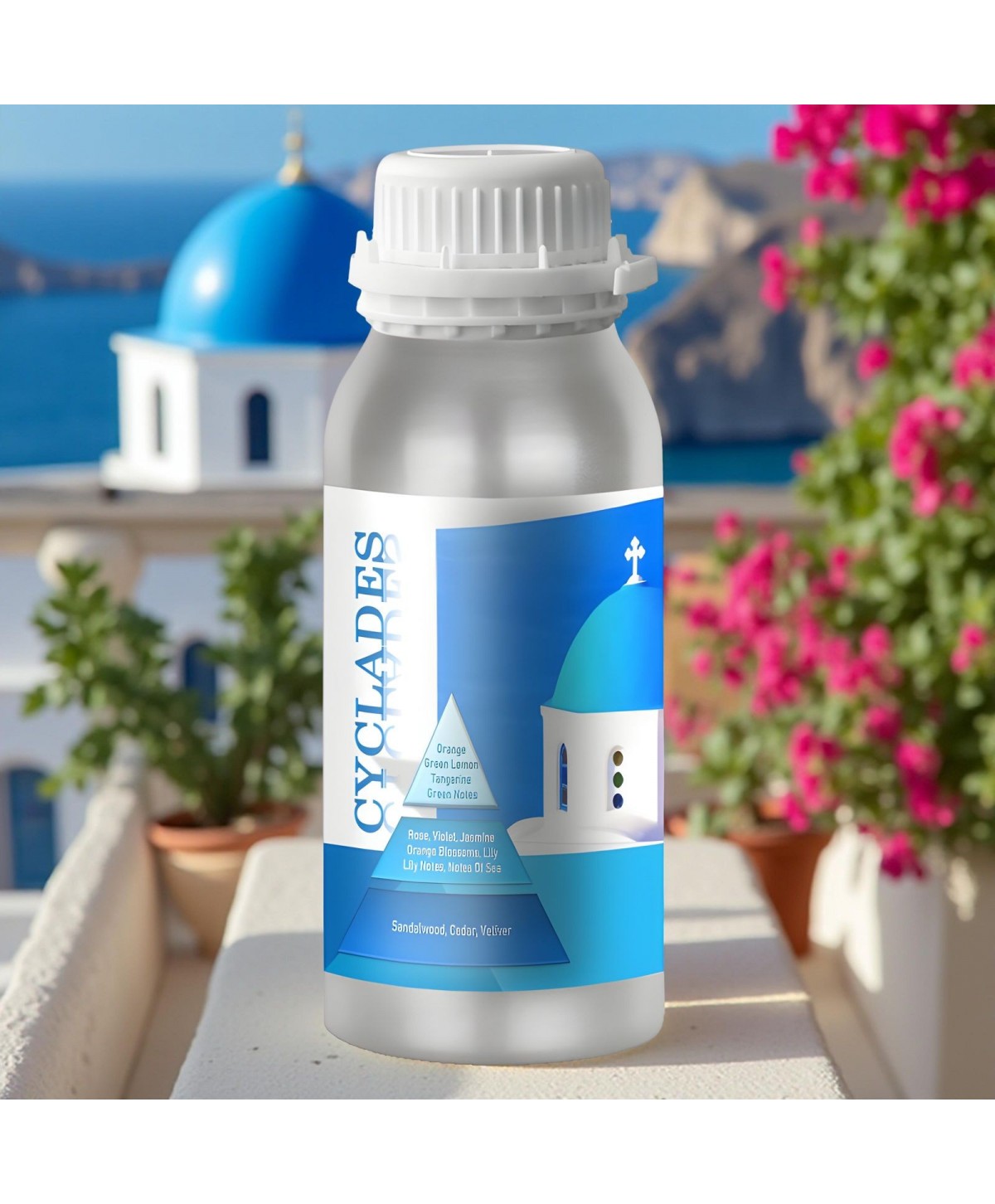 Cyclades – Ulei Esențial Odorizant de Cameră Premium, 500 ml | Aromă Fresh, Marină și Relaxantă