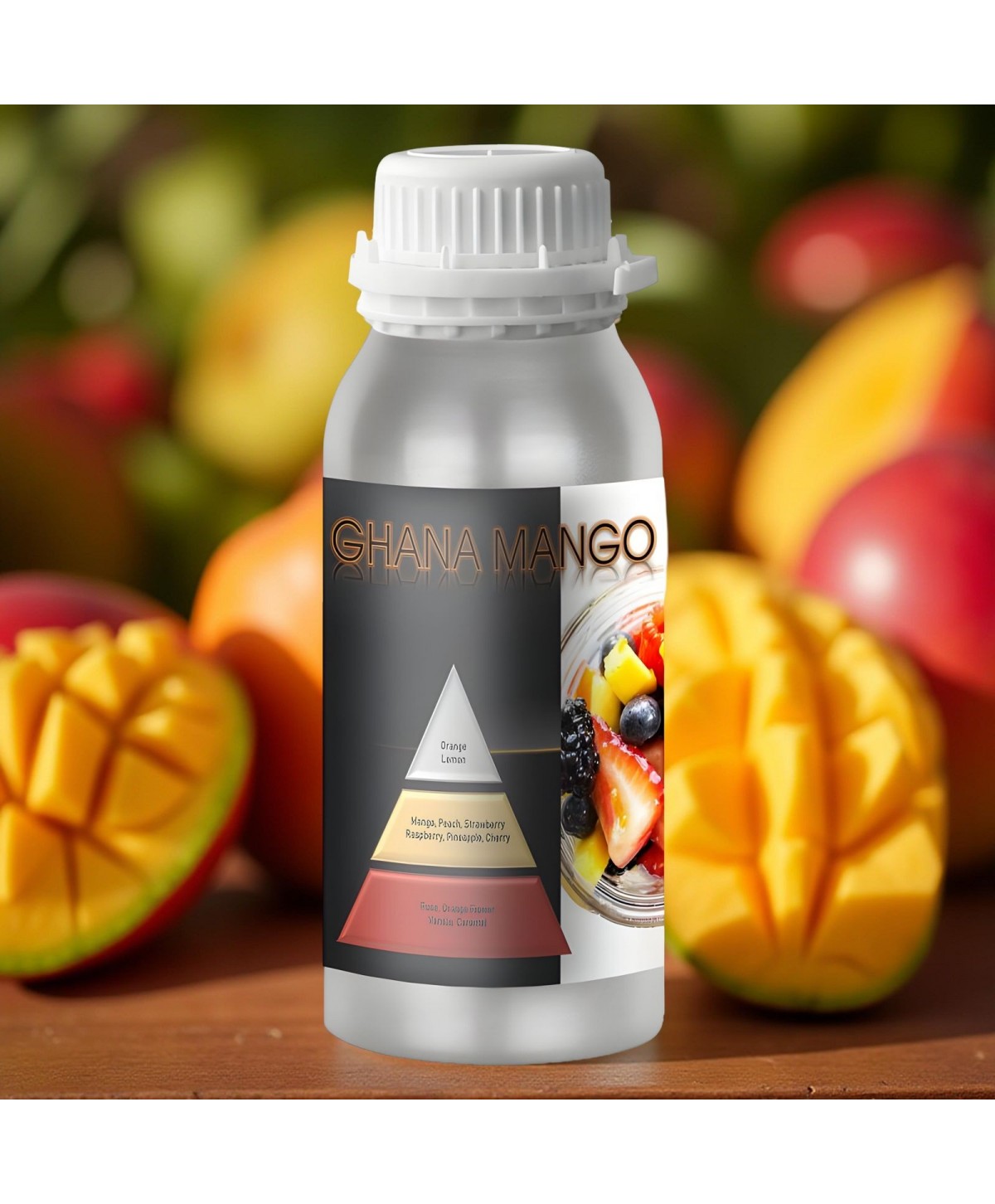 Ghana Mango – Ulei Esențial Odorizant de Cameră Premium, 500 ml | Aromă Tropicală, Dulce și Exotică