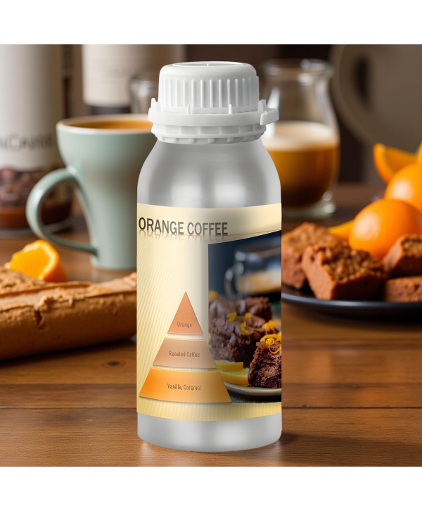 Uleiuri esentiale pentru difuzor - - Orange Coffee ☕ Ulei esential odorizant pt difuzor, calitate premium, persistenta minima 6 ore, gama Delicatese, 500 ml - arli.ro