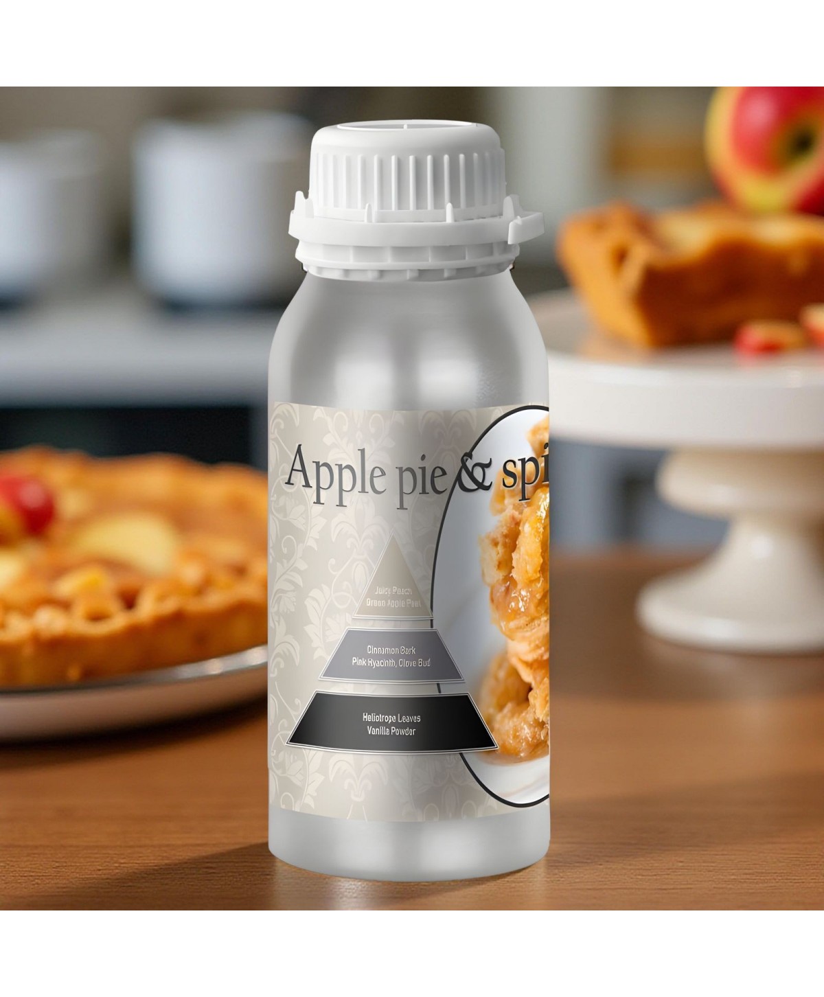 Apple Pie & Spice – Ulei Esențial Odorizant de Cameră Premium, 500 ml | Aromă Gurmandă, Caldă și Condimentată