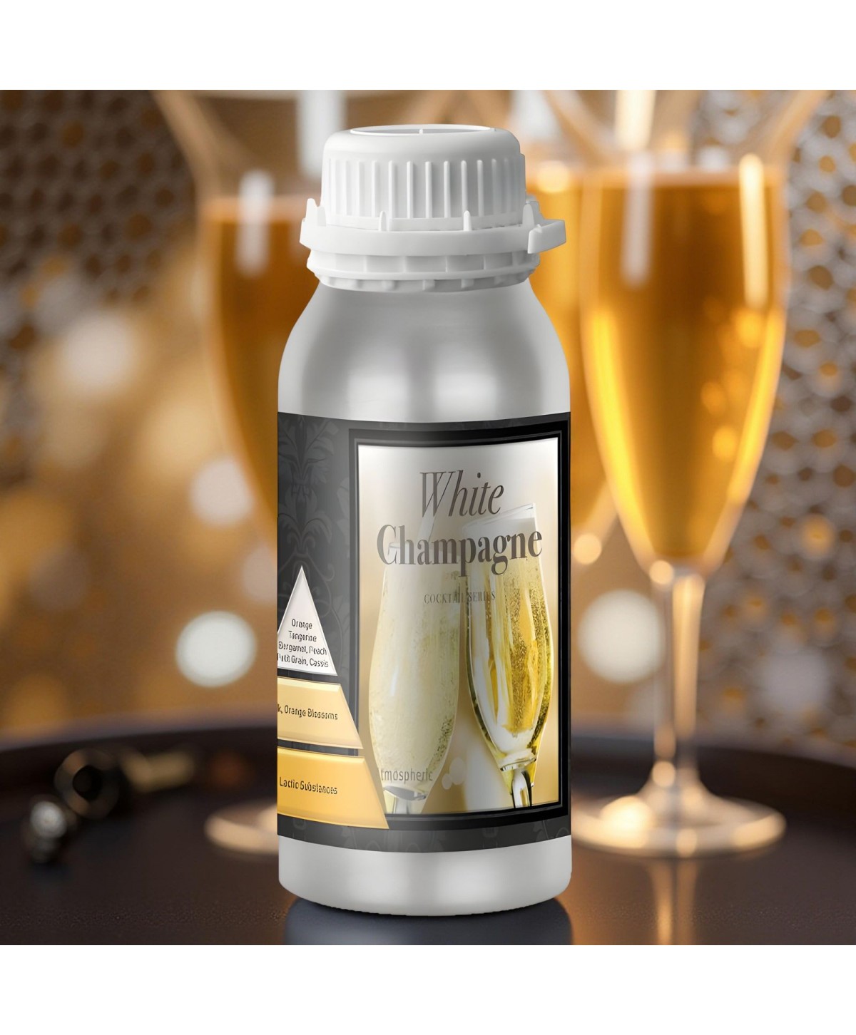 White Champagne – Ulei Esențial Odorizant de Cameră Premium, 500 ml | Aromă Elegantă, Luminoasă și Festivă