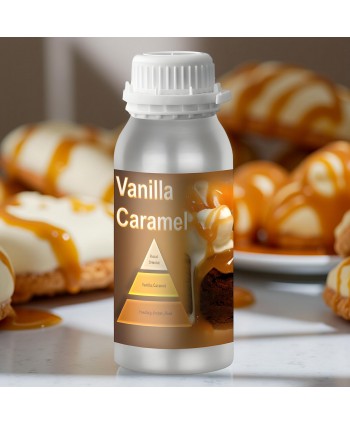  Uleiuri esentiale pentru difuzor - Vanilla Caramel - Ulei esential odorizant pt difuzor, calitate premium, persistenta minima 6 ore, gama Delicatese, 500 ml - arli.ro