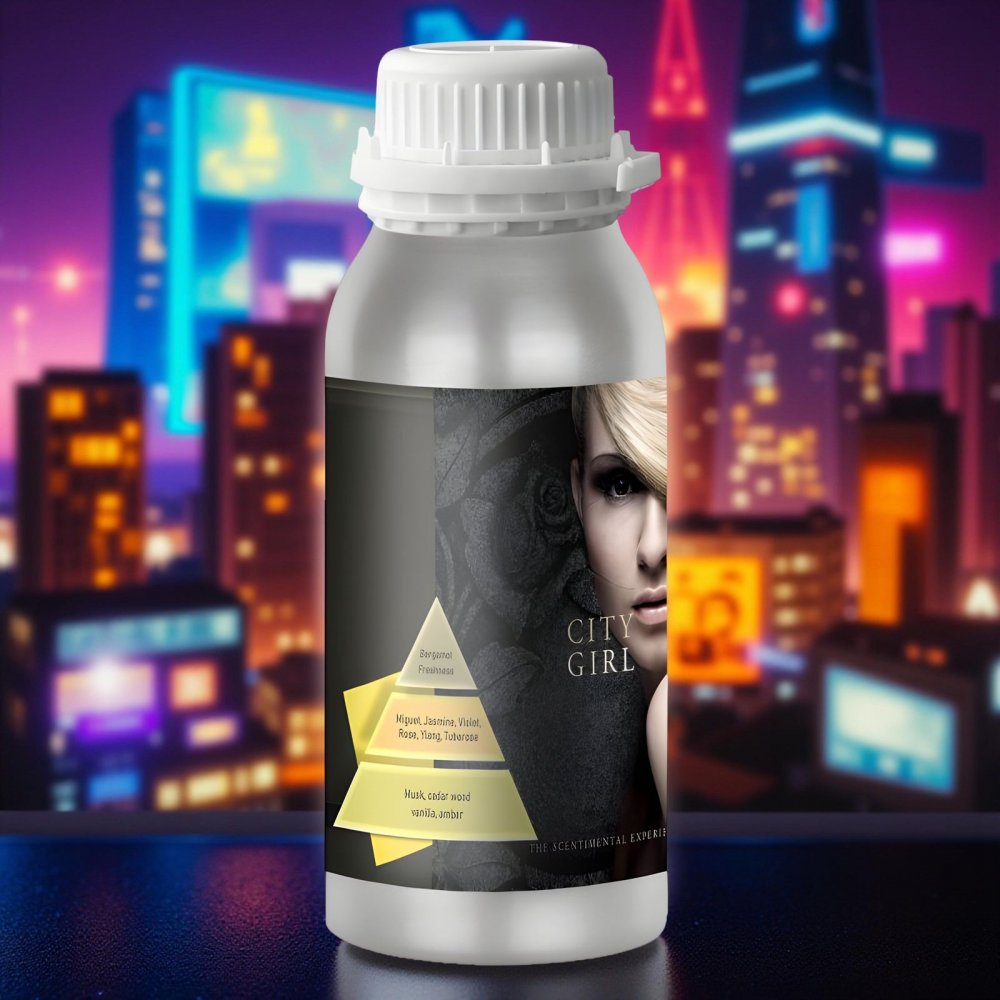 City Girl – Ulei Esențial Odorizant de Cameră Premium, 500 ml | Aromă Urbană, Fresh și Modernă