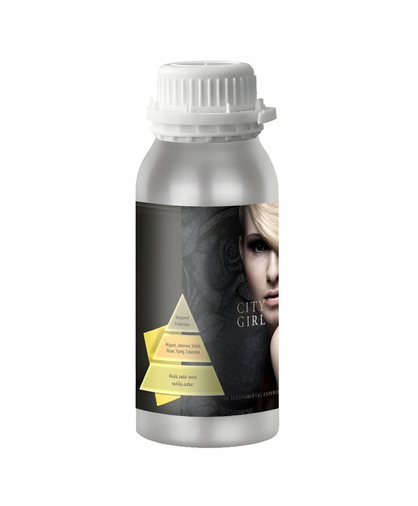 City Girl – Ulei Esențial Odorizant de Cameră Premium, 500 ml | Aromă Urbană, Fresh și Modernă