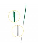Mopuri profesionale - Mâner Profesional din Aluminiu pentru Mop, lungime 140 cm 🟢 - Siguranță pentru Spațiile de Preparare a Alimentelor - arli.ro