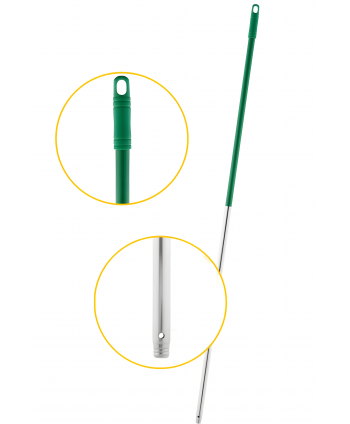  Mopuri profesionale - Mâner Profesional din Aluminiu pentru Mop, lungime 140 cm 🟢 - Siguranță pentru Spațiile de Preparare a Alimentelor - arli.ro