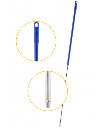  Mopuri profesionale - Mâner Profesional din Aluminiu pentru Mop, lungime 140 cm 🔵 – Ergonomie și Fiabilitate pentru Spațiile Administrative - arli.ro