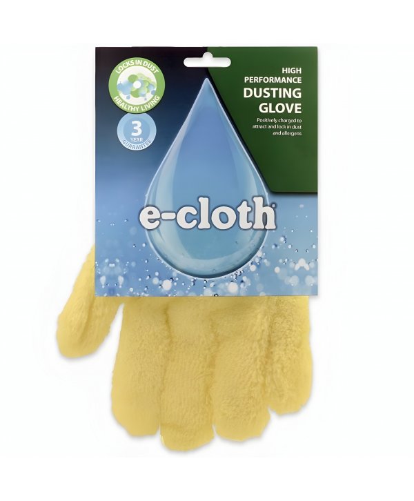🏆 Mănușa e-cloth 🇬🇧 pentru Praf cu 500 de Milioane de Fibre - Curățenie Avansată, fără Detergenți! Doar cu Apa!💧