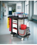 Acasa - Cărucior de Curățenie Profesional ArliPlus® M46 – Echipament Complet cu Multiple Funcționalități 🛠️🚀 - arli.ro