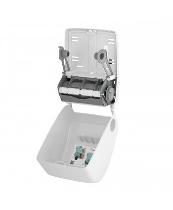 Dispenser Prosop Hârtie Manual Jofel TIMELESS, Alb Mat - Fără Manetă, Fără Mâner, Fără Senzor, Fără Consum de Energie