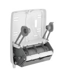 Acasa - Dispenser Prosop Hârtie Manual Jofel TIMELESS, Alb Mat - Fără Manetă, Fără Mâner, Fără Senzor, Fără Consum de Energie - arli.ro