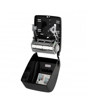 Dispenser Prosop Hârtie Manual Jofel TIMELESS, Negru Mat - Fără Manetă, Fără Mâner, Fără Senzor, Fără Consum de Energie