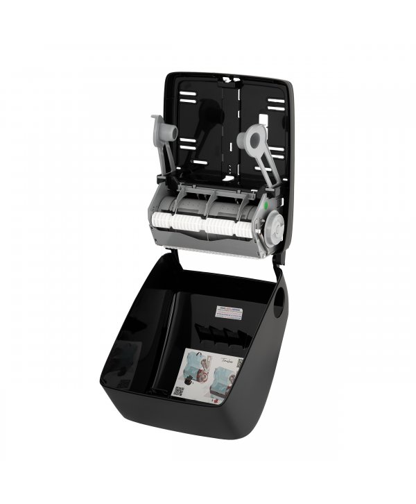 Dispenser Prosop Hârtie Manual Jofel TIMELESS, Negru Mat - Fără Manetă, Fără Mâner, Fără Senzor, Fără Consum de Energie