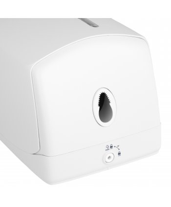 Dispenser pentru Role Prosop Hârtie Jofel TIMELESS, Alb Mat – Funcționalitate Simplificată, Igienă Maximizată