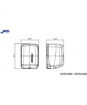  Acasa - Dispenser pentru Role Prosop Hârtie Jofel TIMELESS, Alb Mat – Funcționalitate Simplificată, Igienă Maximizată - arli.ro