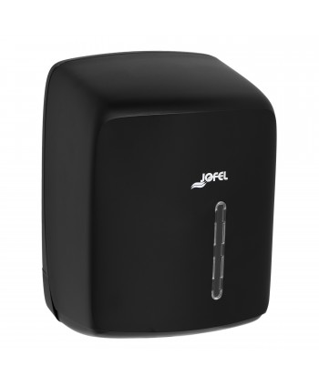  Acasa - Dispenser pentru Role Prosop Hârtie Jofel TIMELESS, Negru Mat – Funcționalitate Simplificată, Igienă Maximizată - arli.ro