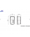 Acasa - Dozator Săpun Lichid Jofel TIMELESS alb – Funcționalitate și Design pentru Spații Moderne - arli.ro
