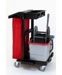 Acasa - Cărucior de Curățenie Compact ArliPlus® M38 – Performanță și igienă în spații restrânse - arli.ro