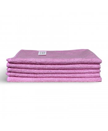 Pachet 5 lavete microfibră ULTRA 🇦🇹 38×38 cm, 32 g – Rosu pentru Toalete și Zone de Deșeuri