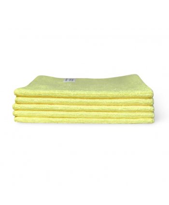 Pachet 5 lavete microfibră ULTRA 🇦🇹 38×38 cm, 32 g – Galben pentru Suprafețe din Băi